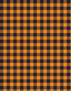 an orange and black checkered fabric pattern that is very similar to the background in this image