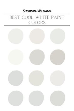 10 Best COOL WHITE Paint Colors By Sherwin Williams - NISH White Wall Paint Sherwin Williams, Modern White Sherwin Williams, Sherwin Williams Cool Whites, White Flour Sherwin Williams Walls, Site White Sherwin Williams, Nebulous White Sherwin Williams, White Heron Sherwin Williams, Sherwin Williams Origami White