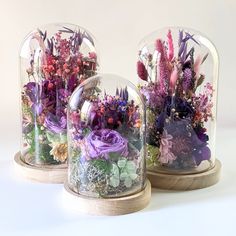 The Edith dried and preserved flower bell will bring a touch of softness to your decoration with its purple and pink tones. This bell of dried flowers consists of: eternal rose, glixia, immortelle, phalaris, foxtail, rhodanthe, statice, gypsophila, bloom broom, yarrow, hydrangea, wheat, oats, flax, rice flowers, mini pampas, lavender. 🎁 GOOD DEAL: Mondial Relay delivery costs are free in mainland France with the code ETSY23 for all orders placed directly on the flora.paris website! Mini Pampas, Eternal Flowers, Dried Flowers Diy, Glass Bell Jar, Fleurs Diy, The Bell Jar, Dried Flower Arrangements, Pink Tone, How To Preserve Flowers