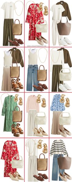 H&M Spring 2024 Clothes Capsule Wardrobe, Create Capsule Wardrobe, 60 Outfits, Capsule Wardrobe Casual, Capsule Wardrobe Women, Spring Summer Capsule Wardrobe, Spring Capsule, Winter Capsule Wardrobe, Spring Capsule Wardrobe