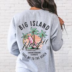 Honolulu Sweatshirt, Beach Sweatshirt, Hawaii Sweatshirt, Hawaiian Vacation Beach Shirt, Beach Lover Gifted, Trending Summer Crewnecks - Etsy Hawaii Sweatshirt, Beach Sweatshirt, Hawaiian Vacation, Beach Lover, Beach Shirt