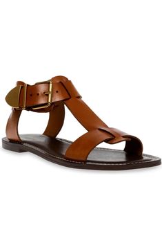 Steve Madden Brazinn Gladiator Sandal (Women) | Nordstrom Womens Leather Sandals, Gladiator Flats, Flat Gladiator Sandals, Womens Gladiator Sandals, Summer Fragrance, Steve Madden Sandals, Brown Leather Strap, Strappy Sandals, Steve Madden Shoes