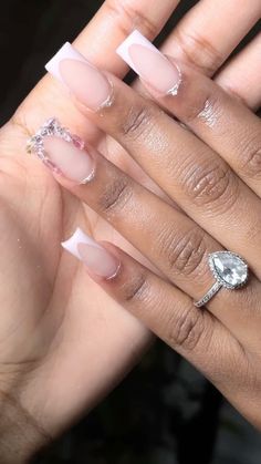 Bling Acrylic Nails, Acrylic Nails Coffin Short, Short Acrylic Nails Designs, Sparkly Nails