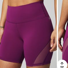 Women's Fabletics Biker Shorts New Biker Shorts, Bike Shorts, Womens Shorts, Purple, Women Shopping, Color