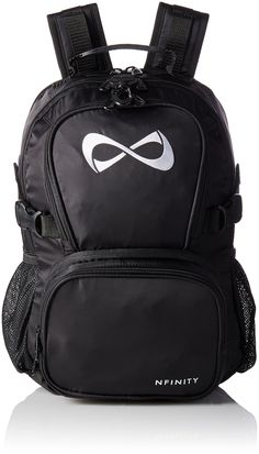 PRICES MAY VARY. 100% Nylon Lightweight non-transferring sparkle material, with embroidered Nfinity logo Large Volume interior design with 3 compartments and a padded lap top sleeve Features a large main compartment, large enough to hold the Nfinity shoe case Top grab handles and two water bottle holders 20% smaller than the classic Nfinity backpack Nfinity Backpack, Cheer Backpack, Shoe Case, Lap Top, Water Bottle Holders, Camping Backpack, Bottle Holders, White Casual, Black Backpack