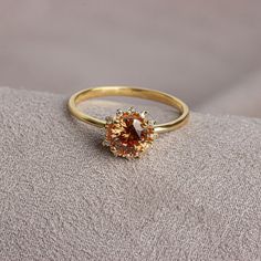 Real Diamond Round Citrine Ring 14K Solid Gold,birthstone Ring, Perfect Gift for Mother's Day Girlfriend Wife - Etsy Citrine Ring, Fantasy Jewelry, Wedding Board, Birthstone Ring, Real Diamonds, Wedding Bells, Mother Day Gifts, Pretty Things, Wedding Inspo