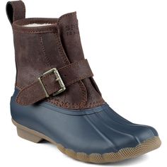 Women's RIP Water Duck Boot in Brown/Navy by Sperry Duck Boot Outfit, Duck Boot, Weather Boots, Boots Sneakers, Duck Boots, Sperry Top Sider, Boot Bag, Girls Boots, Boots Outfit