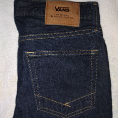 Vans Men's Jeans, Style V76, Size 30x30. Dark Blue. Nwot Never Worn! Skateboard Off The Wall! Please No Offers Because They Are New And Never Worn! Vans Jeans, Jeans And Vans, Vans Blue, Mens Fashion Jeans, Men's Vans, Mens Vans, Off The Wall, Jeans Style, The Wall