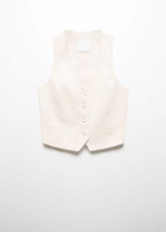 Linen suit vest - Women | Mango USA Effortless Spring Outfit, What To Wear Fall, Budget Outfits, Stylish Outfits For Women Over 50, Earthy Outfits, Effortless Outfit, Italy Outfits, Aesthetic Outfit Ideas