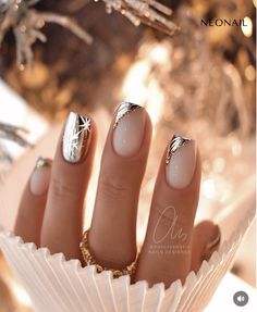 Winter Wedding Nails, Festival Nails, New Year's Nails, Neutral Nails, Elegant Nails, Christmas Nail Designs