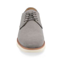 The Ingram derby from Vance Co. will have you going from work to a night out with the guys looking fresh with their lightweight EVA outsole and vegan leather uppers. Their 6 mm Tru Comfort Foam� massaging insole will give you all the comfort you need to walk around town without worry. This style will keep you looking dapper with its round toe and lace-up closure. Casual Leather Derby With Goodyear Welt Construction, Casual Leather Derby Shoes With Goodyear Welt Construction, Casual Oxfords With Perforated Toe Box For Work, Casual Workwear Oxfords With Perforated Toe Box, Casual Dress Shoes For Work, Casual Dress Shoes With Perforated Toe For Workwear, Casual Lace-up Dress Shoes For Work, Casual Oxfords With Removable Insole For Derby, Casual Dress Shoes With Textured Sole For Work