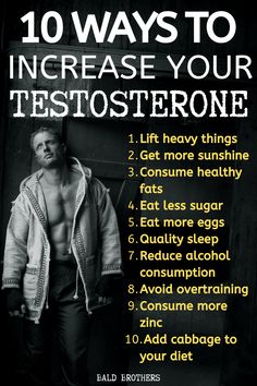 Increase Testosterone Naturally, Ways To Increase Testosterone, Testosterone Boosting Foods, Boost Testosterone, Increase Testosterone, Testosterone Booster, Health And Fitness Articles, Men's Health Fitness, Fitness Articles