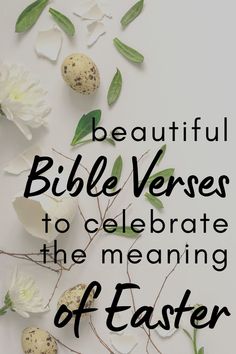 the words beautiful bible verses to celebrate the meaning of easter