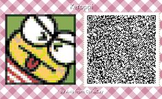 a qr code with an image of a cartoon character