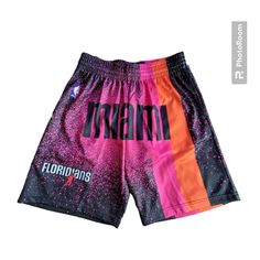 New With Tag. Mitchell & Ness - Re-Take Gradient Swingman Shorts Heat 2005 - Floridians Size Medium Please Check Photos Before Purchase. Thanks For Checking Out My Page. Pink Streetwear Shorts With Short Length, Pink Athletic Shorts For Streetwear, Summer Pink Athletic Shorts For Streetwear, Orlando Magic Basketball, Nba Basketball Shorts, Nba Uniforms, Nets Jersey, Trail Blazers, Miami Heat