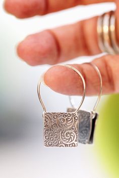 Silver Earrings Square Earrings Floral Earrings Tapestry | Etsy Silver Rectangular Everyday Earrings, Nickel-free Rectangular Sterling Silver Earrings, Everyday Silver Rectangular Earrings, Square Pendant Earrings For Gift, Gift Earrings With Square Pendant For Pierced Ears, Gift Square Pendant Earrings For Pierced Ears, Handmade Square Earrings For Gift, Square Nickel-free Earrings For Everyday, Nickel-free Square Earrings For Everyday Wear