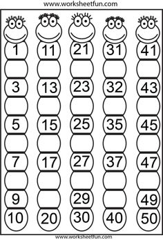 worksheet with numbers and faces for children to learn how to count the number