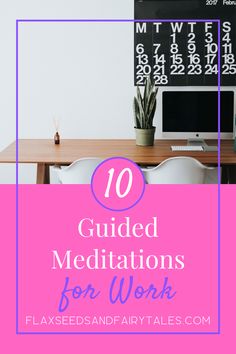 Are you feeling stressed or unfocused at work? These videos will show you how to meditate before, after, or even at work to relieve stress and anxiety. Don't let the stress of the workday overwhelm you. Start your meditation routine today and don't forget to sign up for the free newsletter to get more great meditation resources! Meditation Routine, Mindfulness At Work, 10 Minute Guided Meditation, How To Meditate, Feel Happier