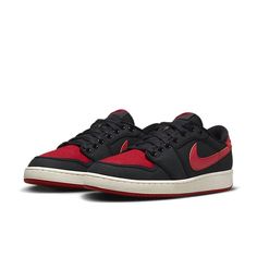 Air Jordan 1 Retro AJKO Low 'Bred' DX4981-006 Air Jordan 1 Ko, Nike Essentials, Jordan Model, Air Jordan 12 Retro, Air Jordan 3 Retro, Jordan 13 Retro, Limited Edition Sneakers, Jordan 12 Retro, Leather And Canvas