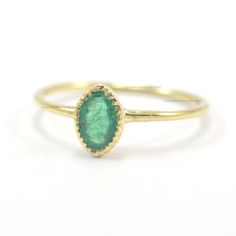 Description Emerald Ring Gold / Handmade Natural Emerald Ring in 14k Gold / Marquise Emerald Ring / mothers day gift / Emerald Engagement Ring ≫ Features * Items Code: SGR00631 * Metal: 14K Solid Gold * (18K also available - Additional fees may apply) * Solid 14K Yellow Gold with stamped * More option in gold color: Rose , yellow ,White gold * Emerald- 0.35 Ct. * Ring Size :- 3 to 9 ≫ FAQ below for more detail. ✦ Measurement / Sizing We can adjust most items to fit your sizing preferences. Most Minimalist Oval Emerald Ring With Bezel Setting, Minimalist Emerald Birthstone Ring With Bezel Setting, Dainty Emerald Stackable Birthstone Ring, Dainty Stackable Emerald Birthstone Ring, Minimalist Oval May Birthstone Rings, Minimalist 14k Gold Emerald Ring With Bezel Setting, Adjustable 14k Gold Emerald Ring For May Birthstone, Minimalist Oval Emerald Ring For May Birthstone, Minimalist 14k Gold Oval Emerald Ring