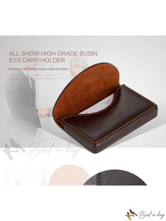 Bird in Bag - Leather Business Name Card Holder Wallet Credit Card ID Case Holder for Men and Women Business Name Card, Name Card Holder, Card Id, Classic Card, Name Card, Card Holder Wallet, Bird In Bag, Name Cards, Business Names