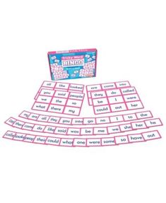 the word family game is shown in pink