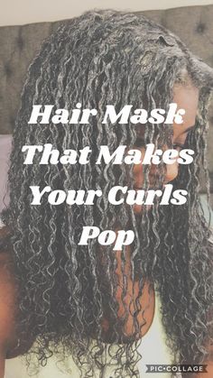 Damaged Hair Diy, Damaged Curly Hair, Overnight Hair Mask, Moisturizing Hair Mask, Everyday Curls, Mask For Damaged Hair, Hair Mask Recipe, Homemade Hair Mask