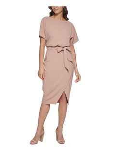 KENSIE DRESSES|Style; Dress|Occasion; Wear To Work|Size; 14|Material; Polyester|Color; Beige|Boat Neck Dolman Sleeve Pattern, Cocktail Dresses Maxi, Classy Clothing, Types Of Fashion, Boat Neck Dress, Blouson Dress, Review Dresses, Clothes Summer, Necklines For Dresses