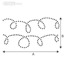 the dotted line has been drawn to show how many dots can be seen in this image