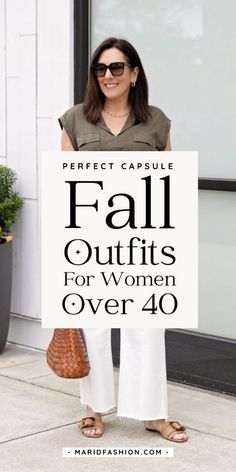 Capsule Wardrobe Casual, Fall Fashion Trends Women, Fall Trends Outfits, Fall Attire, Cozy Fall Outfits, Fall Wardrobe Essentials, Capsule Outfits