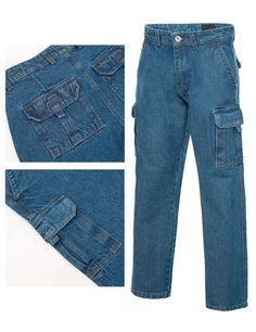 * Generation XYZ cargo jeans, combining comfort, functionality, and style.* Made with durable 13-ounce 100% cotton denim for long-lasting quality. * Men's loose fit design provides extra room for ultimate comfort.* Features roomy cargo pockets on the out seams, along with two side pockets and two back flap pockets for ample storage space.* High-rise and straight-leg design offers a timeless and versatile look.* Front zip-fly with button closure adds a classic touch.* Available in a range of sizes to ensure the perfect fit for everyone.* Upgrade your wardrobe with Generation XYZ cargo jeans and experience the perfect fusion of comfort and style.Made In: PakistanFabric Contents: MSB - 100% Cotton DenimLSB - 100% Cotton DenimBlack - 100% Cotton DenimKhaki - 100% Cotton Twill Non-stretch fabri Straight Leg Cargo Jeans With Patch Pockets For Outdoor, Outdoor Straight Leg Denim Cargo Jeans, Straight Leg Denim Cargo Jeans For Outdoor, Utility Denim Cargo Jeans For Outdoor, Outdoor Denim Cargo Pants With Straight Leg, Denim Straight Leg Cargo Pants For Outdoor, Outdoor Straight Leg Denim Cargo Pants, Straight Leg Cargo Jeans With Side Pockets For Outdoor, Straight Leg Cargo Jeans With Multiple Pockets For Outdoor