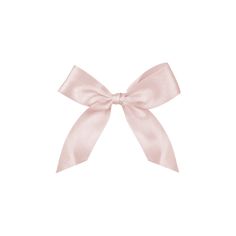 a pink bow on a white background