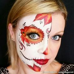 Awesome Dead Makeup, Sugar Skull Makeup, Halloween Makeup Easy