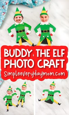 an advertisement for buddy the elf kids craft