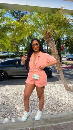 Cute Brunch Outfits Black Women, Summer Cookout Outfit, Brunch Outfits Black Women, Street Wear Outfit Ideas, Brunch Outfit Black Woman, Cookout Outfit, Summer Bbq Outfit, Black Festival Outfit, Simple Brunch