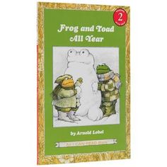 the frog and toad all year book with an image of two children in winter clothes