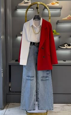 Stylish Outfits Casual, Korean Casual Outfits, Everyday Fashion Outfits, Casual Day Outfits, Classy Work Outfits, Quick Outfits, Stylish Work Outfits, Easy Trendy Outfits, Stylish Dress Book