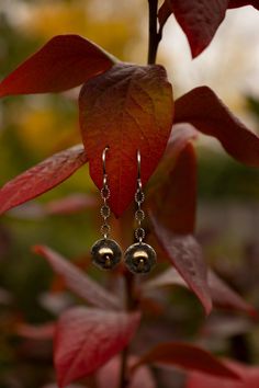 Detail Aesthetic, Forest Earrings, Ladybug Jewelry, Earring Dangle, Nature Earrings