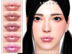 the lip stick n232 is available in various colors and shapes, including pink