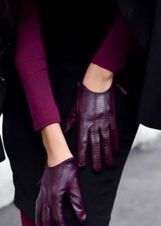 Womens Gloves, Shades Of Purple, Mitten Gloves, Autumn Winter Fashion