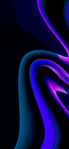 an abstract blue and purple background with wavy lines