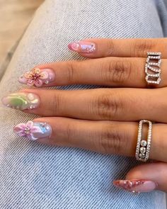 Arm Accessories, Soft Nails, Birthday Nails, Dream Nails, Cool Nail Designs, Floral Nails, Birthday Gifts For Boyfriend