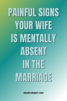 When your wife starts to detach emotionally, it can show in subtle yet impactful ways. These signs may indicate that she is mentally checked out of the relationship, signaling the need for open communication and understanding.   #MarriageHelp #RelationshipAdvice #EmotionalDetachment #MarriageAwareness #SignsOfDisconnection #CouplesSupport #RelationshipHealth #MarriageCommunication #Reconnecting #UnderstandingHer Mentally Checked Out Of Relationship, Detach Emotionally, Emotional Detachment