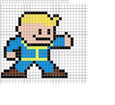 an image of a cartoon character made out of pixels