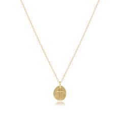 Enewton 16 Inspire Small Charm Necklaces 16 Inch Necklace, Charm Necklaces, Small Charms, Gold Cross, Cross Charms, Sterling Silver Charm, Charm Necklace, Thoughtful Gifts, Cross Necklace