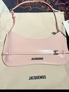 Fancy Bags Purses, Jacquemus Bag Outfit, Pink Shoulder Bag, Best Handbags