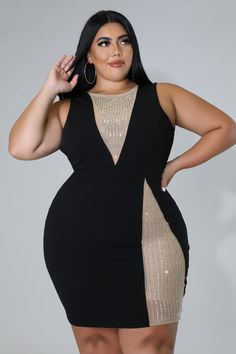 Ladies Plus Size Dresses, Dress Sleeve Styles, Style Noir, Patchwork Dress, Stretch Dress, Plus Size Dress, Red Fashion, Plus Size Dresses