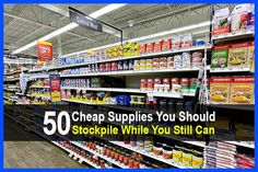 50 Cheap Supplies You Should Stockpile While You Still Can Easy Canning, Natural Shampoo And Conditioner, Canned Meat, Emergency Food, Emergency Supplies, Homestead Survival, Disaster Preparedness, Survival Food, Natural Shampoo