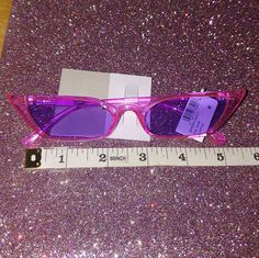 New & Unused. Sold Out!!! Price Firm!!! Fun Colors And A Super Slim Profile Create A Unique Statement On These Cat Eye Sunglasses. Style: Narrow Cat Eye. Frame Material: Acetate. Lens: Plastic. 100% Uv Protection. Purple Glass Sunglasses For Spring, Trendy Purple Glass Sunglasses, Purple Cat Eye Sunglasses For Spring, Purple Plastic Party Sunglasses, Trendy Purple Cat Eye Sunglasses With Uv Protection, Trendy Purple Mirrored Cat Eye Sunglasses, Trendy Purple Cat Eye Sunglasses With Mirrored Lenses, Summer Purple Cat Eye Sunglasses, Purple Cat Eye Sunglasses For Summer