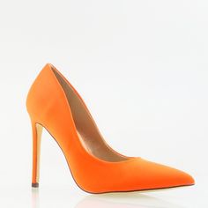 Nwt- Brand New! Never Worn In Box So Me Barby Sateen Heels In Neon Orange - Size 7 Pointed Toe Sateen Material Upper 4.5” Heel Questions? Leave A Comment Below! Formal Orange Heels With Wrapped Heel, Formal Fitted Orange Heels, Orange Heels For Work, Chic Orange Heels For Work, Elegant Orange Heels With Wrapped Heel, Elegant Orange Heels For Work, Orange Heels For Workwear, Chic Orange Heels For Workwear, Orange High Heels For Work